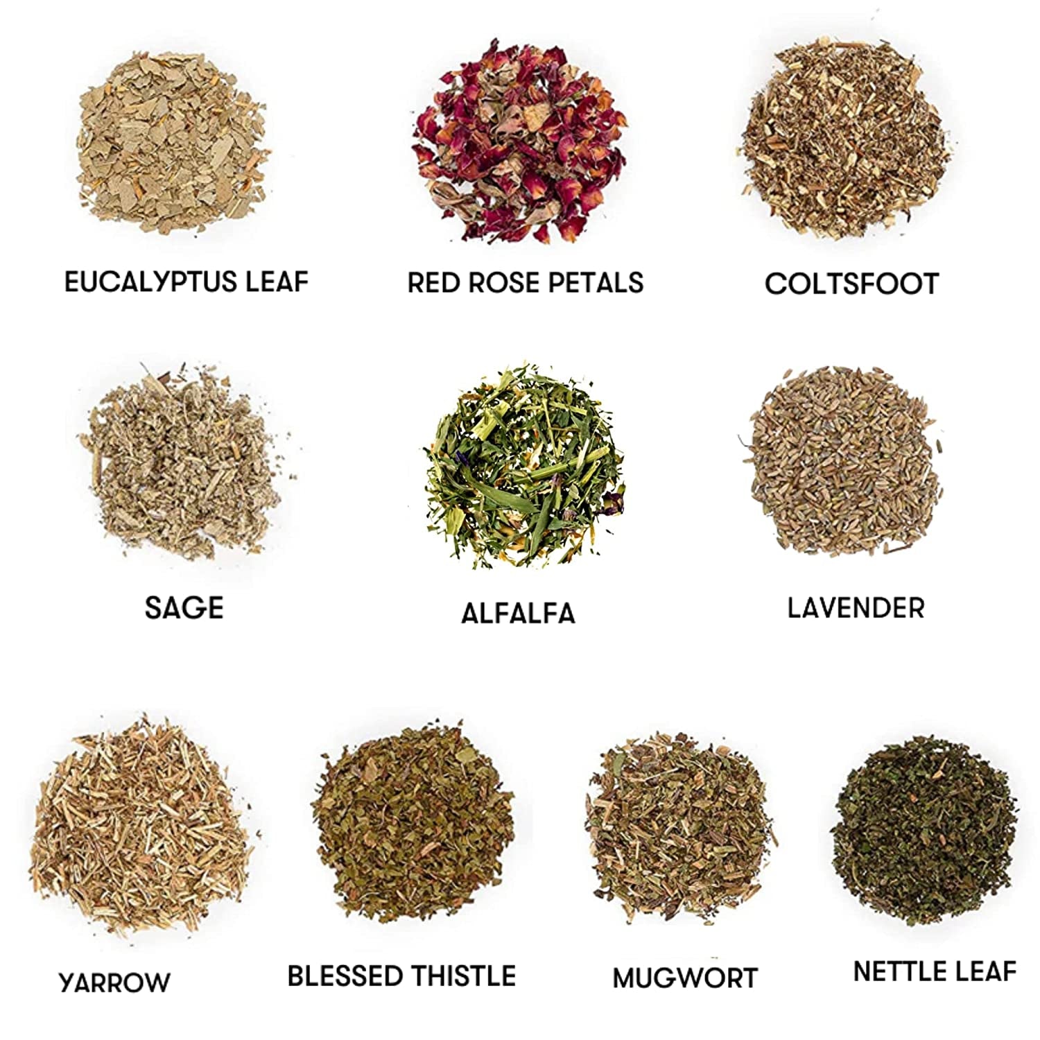 Holy Santo Organic Dried Herbs for Witchcraft Supplies Kit - 10 Witch Herbs for Spells with Crystal Spoon in Beginner Witchcraft Kit - Witchy Gifts, Wiccan Herbs and Supplies, Spell Kits for Witches